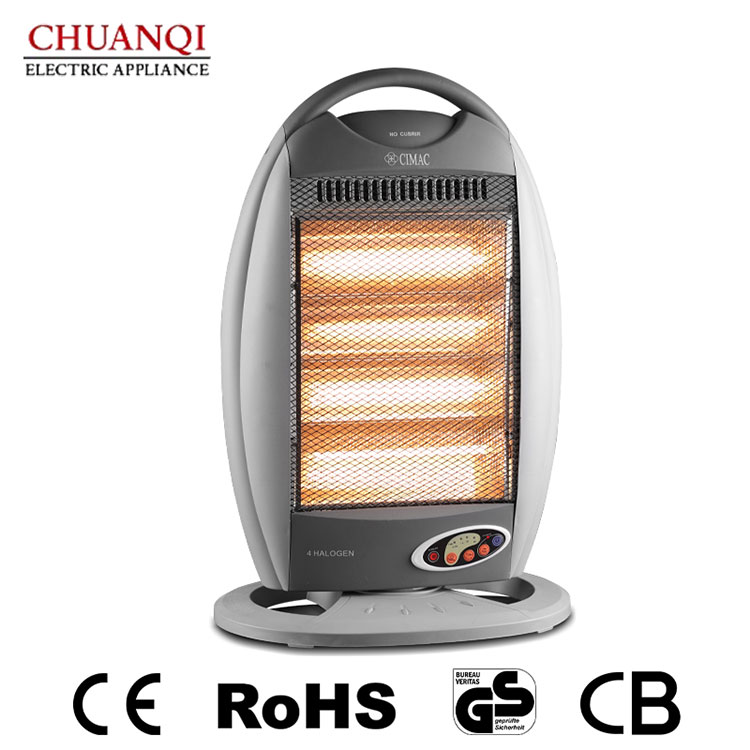 Ensuring Safety and Comfort: The Ingenious Design of the 1200W 3 Tubes Halogen Heater With Handle